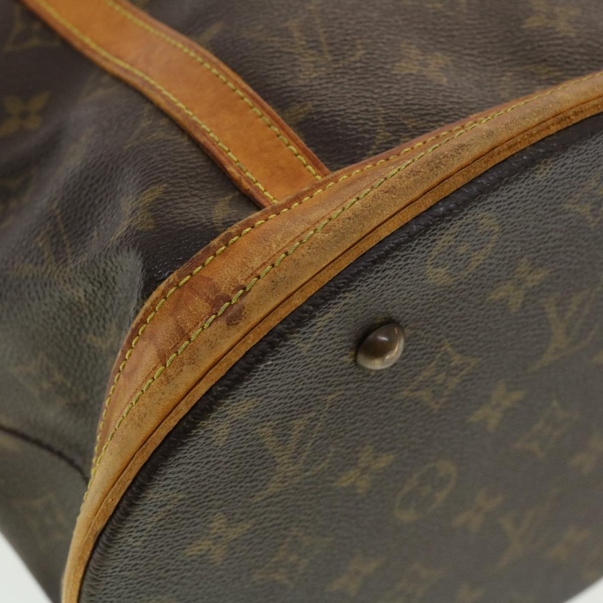 LOUIS VUITTON Monogram Bucket GM Shoulder Bag M42236 LV Auth ki2865