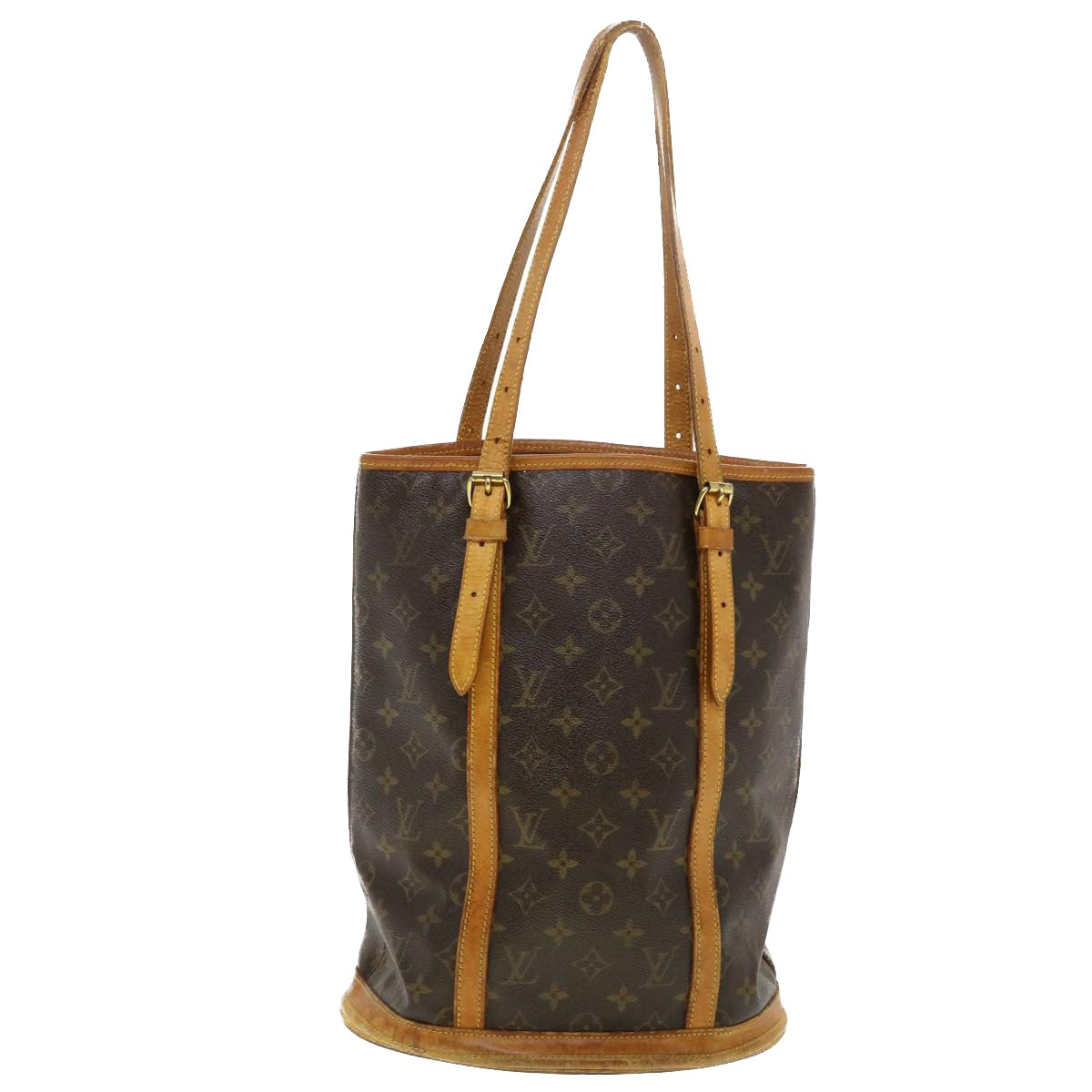 LOUIS VUITTON Monogram Bucket GM Shoulder Bag M42236 LV Auth ki2865