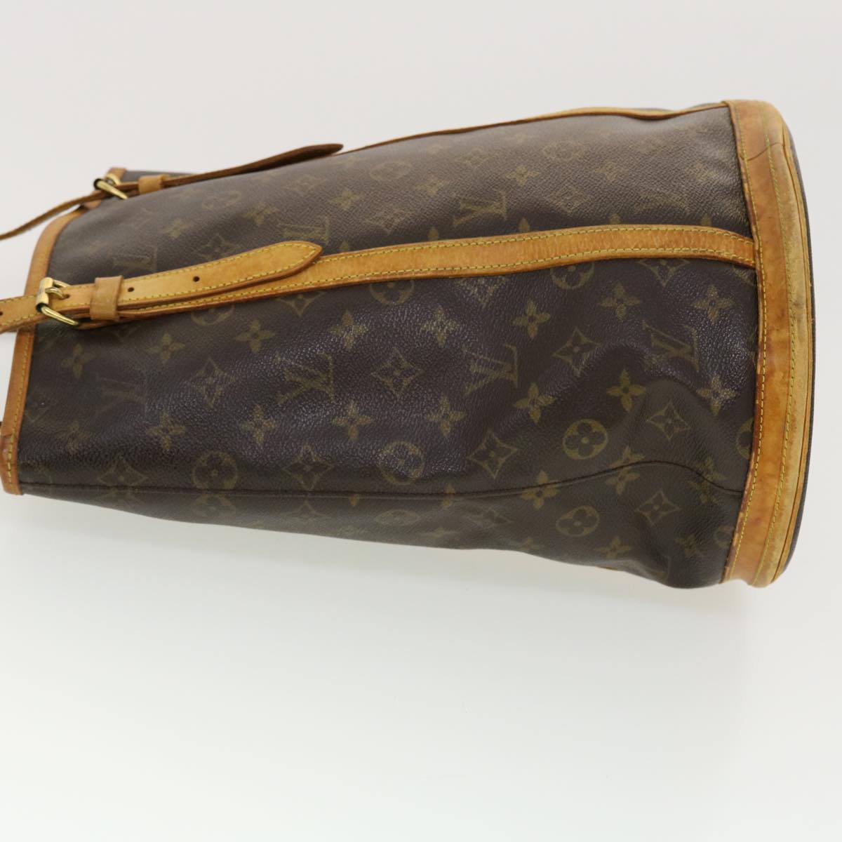 LOUIS VUITTON Monogram Bucket GM Shoulder Bag M42236 LV Auth ki2865