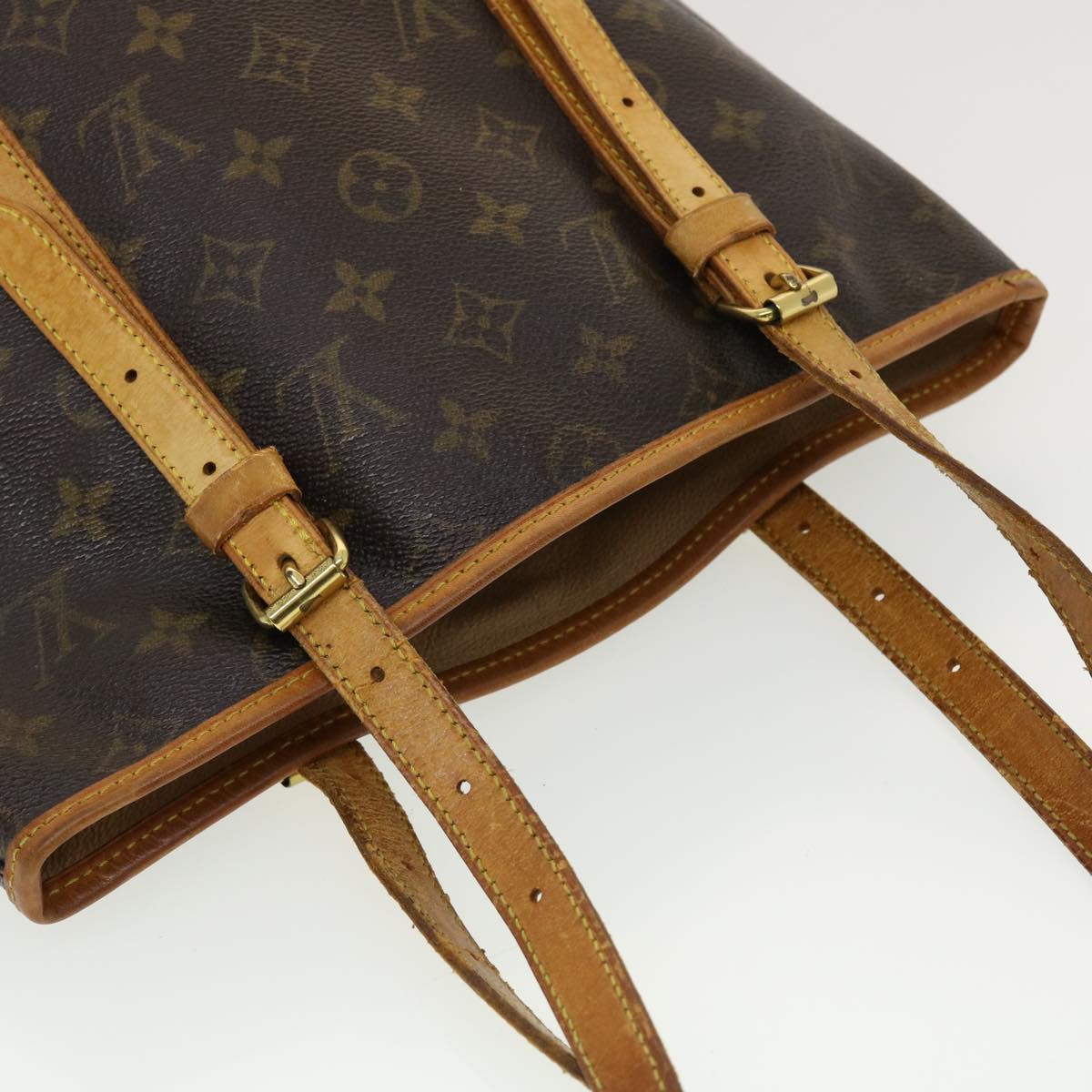 LOUIS VUITTON Monogram Bucket GM Shoulder Bag M42236 LV Auth ki2865