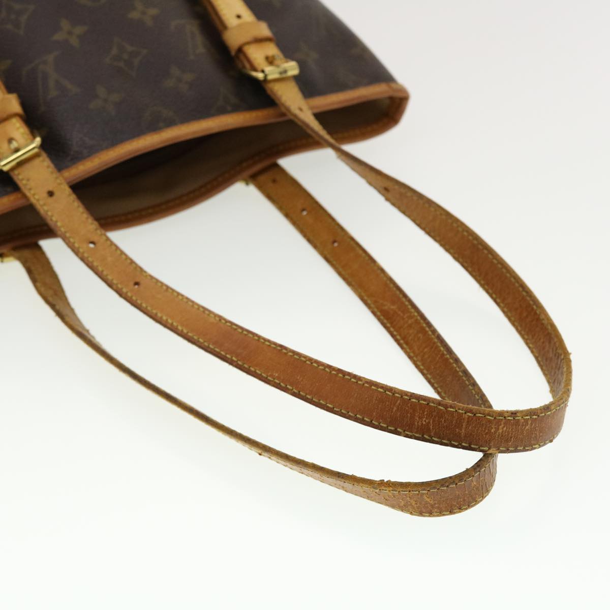 LOUIS VUITTON Monogram Bucket GM Shoulder Bag M42236 LV Auth ki2865