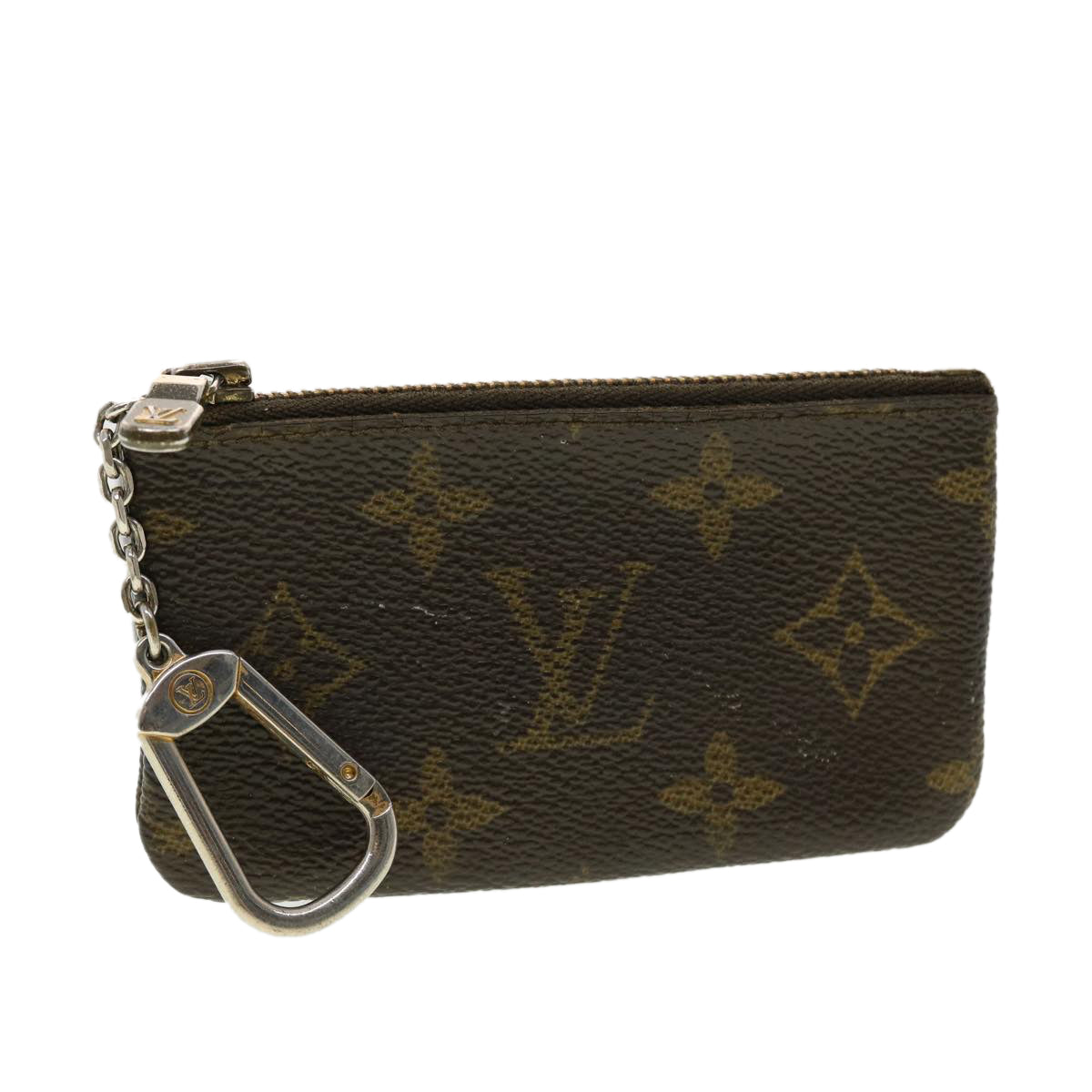 LOUIS VUITTON Monogram Pochette Cles Coin Purse M62650 LV Auth ki2881