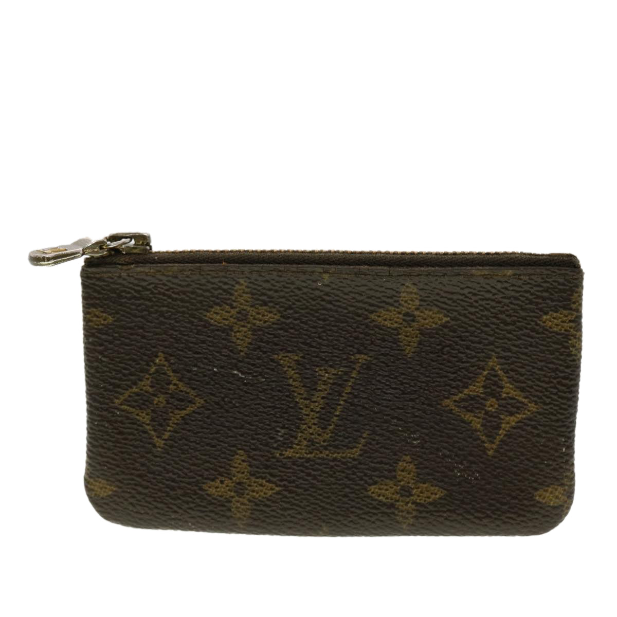 LOUIS VUITTON Monogram Pochette Cles Coin Purse M62650 LV Auth ki2881