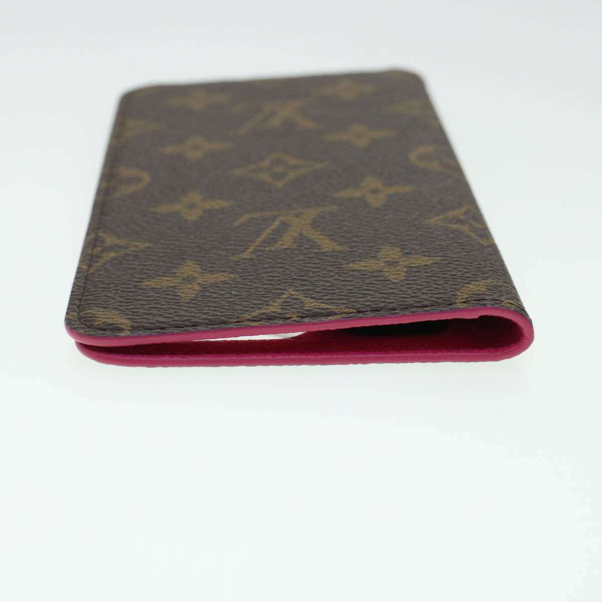 LOUIS VUITTON Monogram Folio iPhone 8 Plus Case M63401 LV Auth ki2908