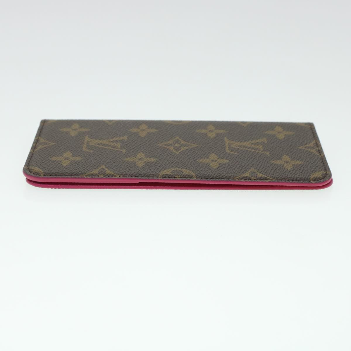 LOUIS VUITTON Monogram Folio iPhone 8 Plus Case M63401 LV Auth ki2908