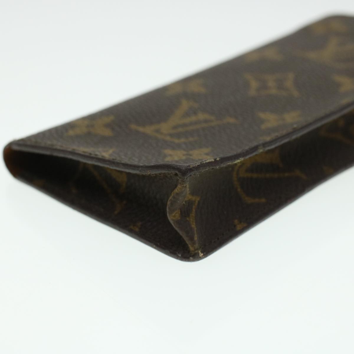 LOUIS VUITTON Monogram Etui A Lunettes Simple Glasses Case M62962 LV Auth ki2971