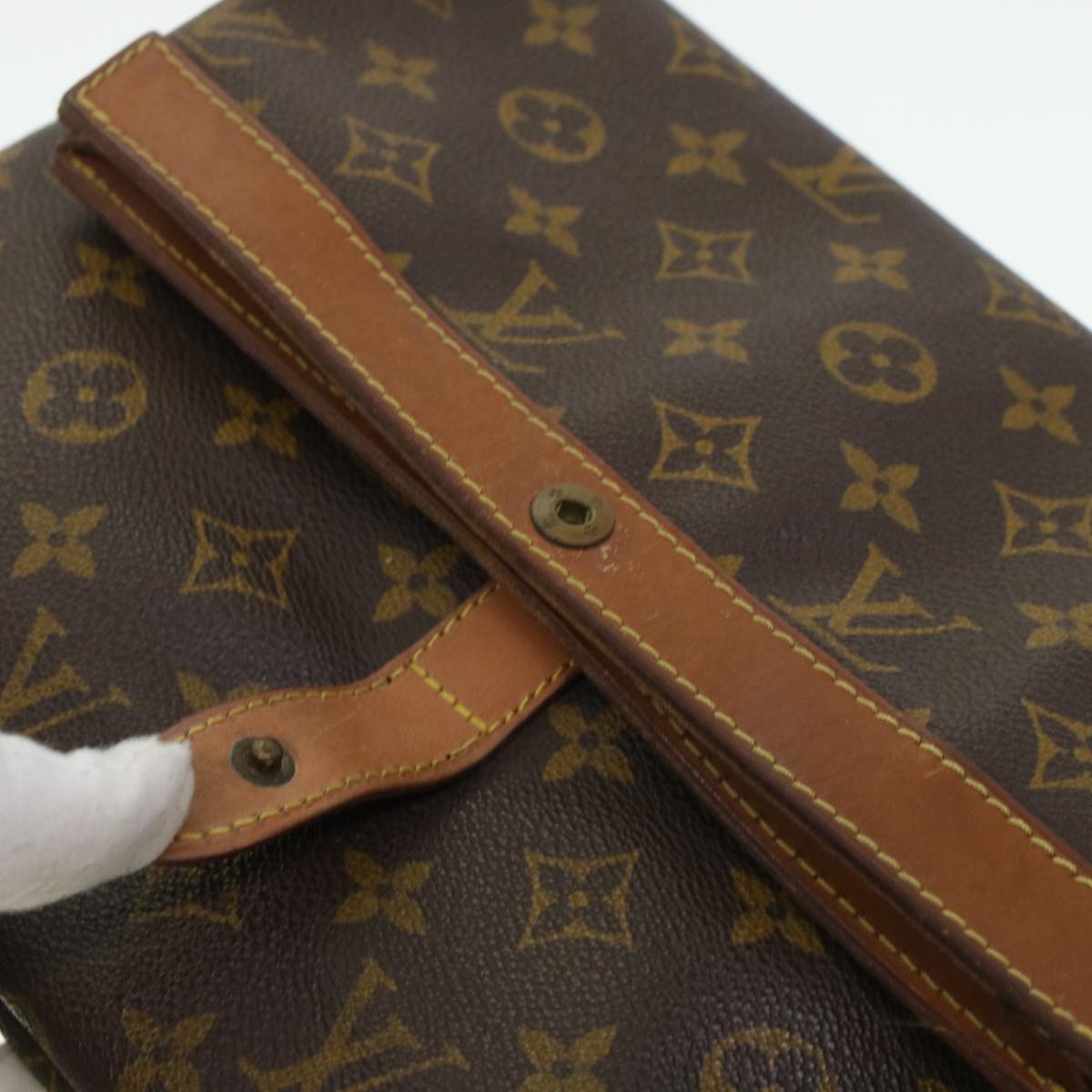 LOUIS VUITTON Monogram Pochette Pliante Clutch Bag No.234 LV Auth ki2908