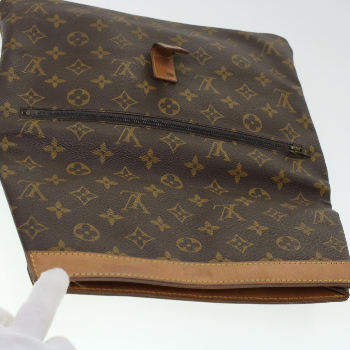 LOUIS VUITTON Monogram Pochette Pliante Clutch Bag No.234 LV Auth ki2908