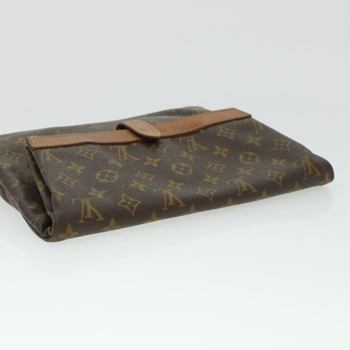 LOUIS VUITTON Monogram Pochette Pliante Clutch Bag No.234 LV Auth ki2908