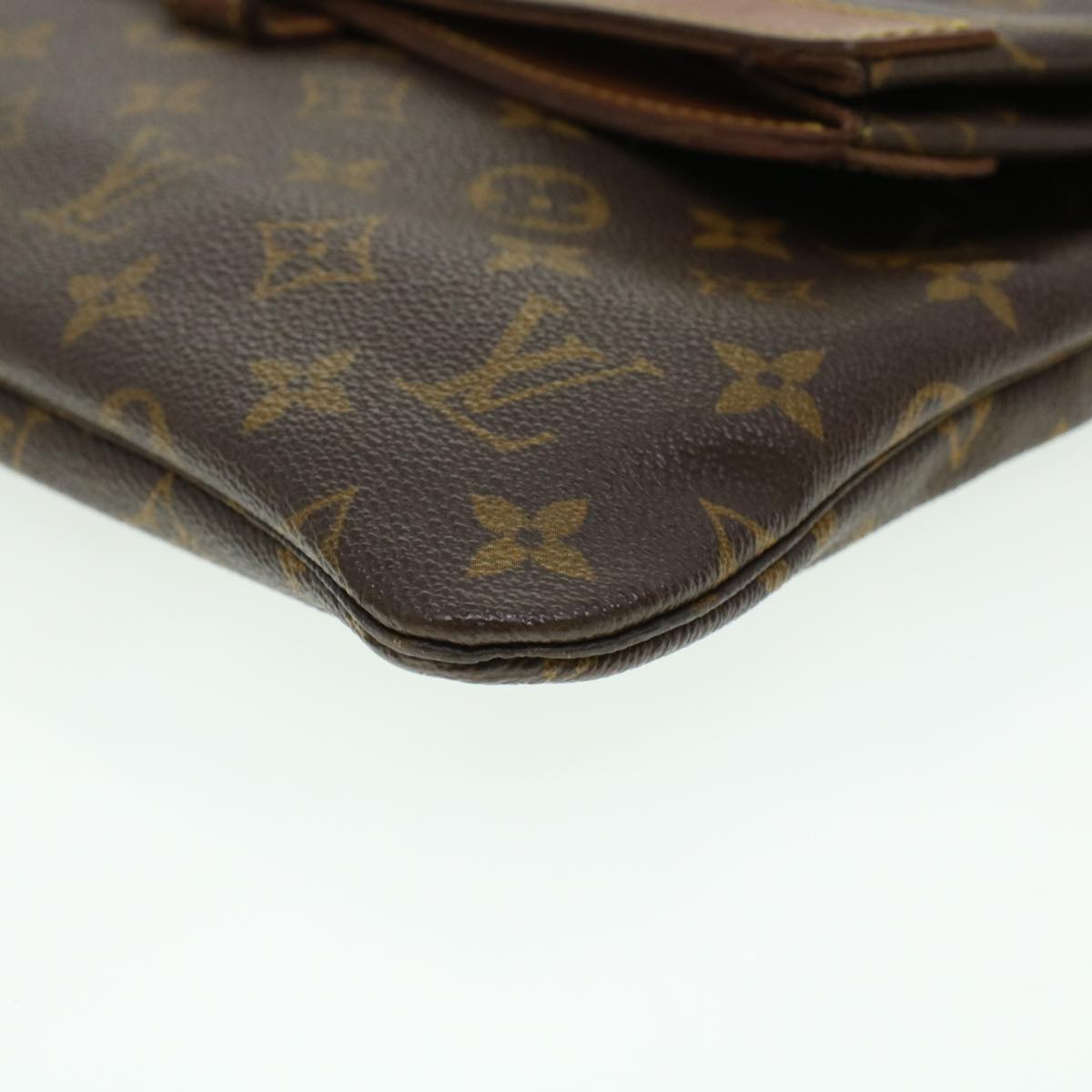 LOUIS VUITTON Monogram Pochette Pliante Clutch Bag No.234 LV Auth ki2908