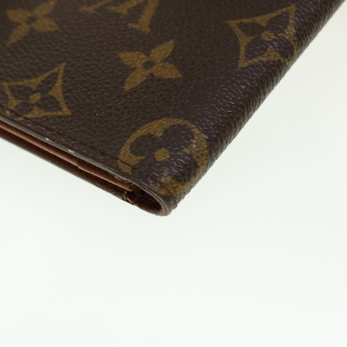 LOUIS VUITTON Monogram Porte Cartes Credit Billfold M60825 LV Auth ki2998