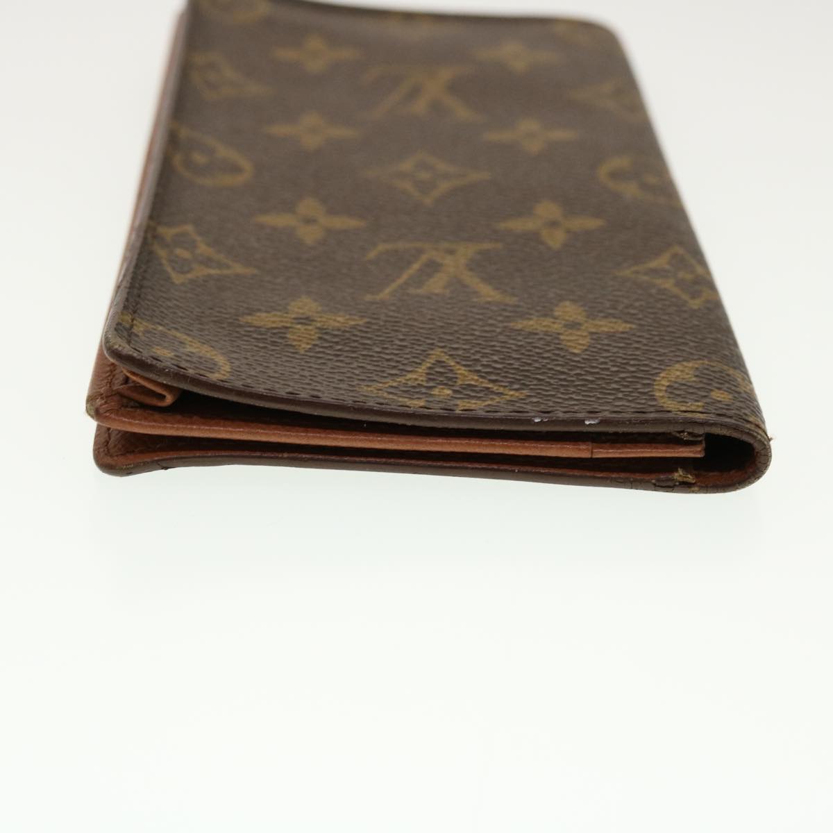 LOUIS VUITTON Monogram Porte Cartes Credit Billfold M60825 LV Auth ki2998