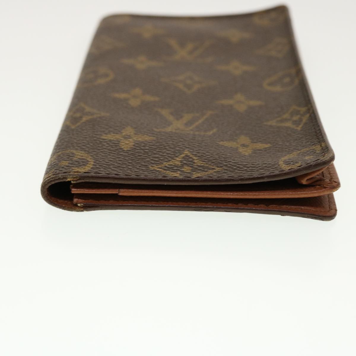 LOUIS VUITTON Monogram Porte Cartes Credit Billfold M60825 LV Auth ki2998