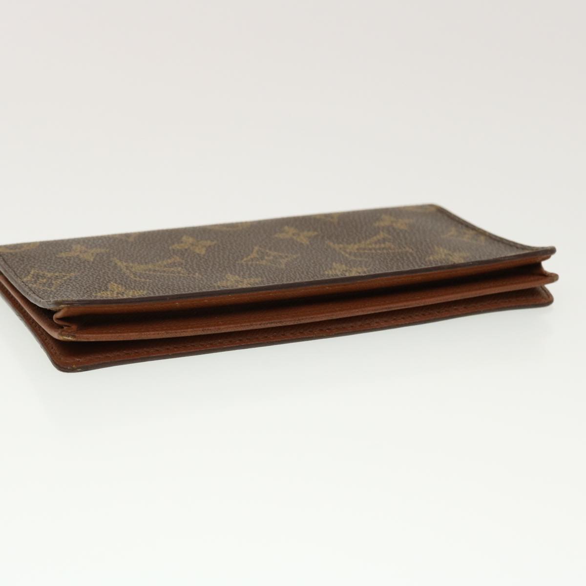 LOUIS VUITTON Monogram Porte Cartes Credit Billfold M60825 LV Auth ki2998