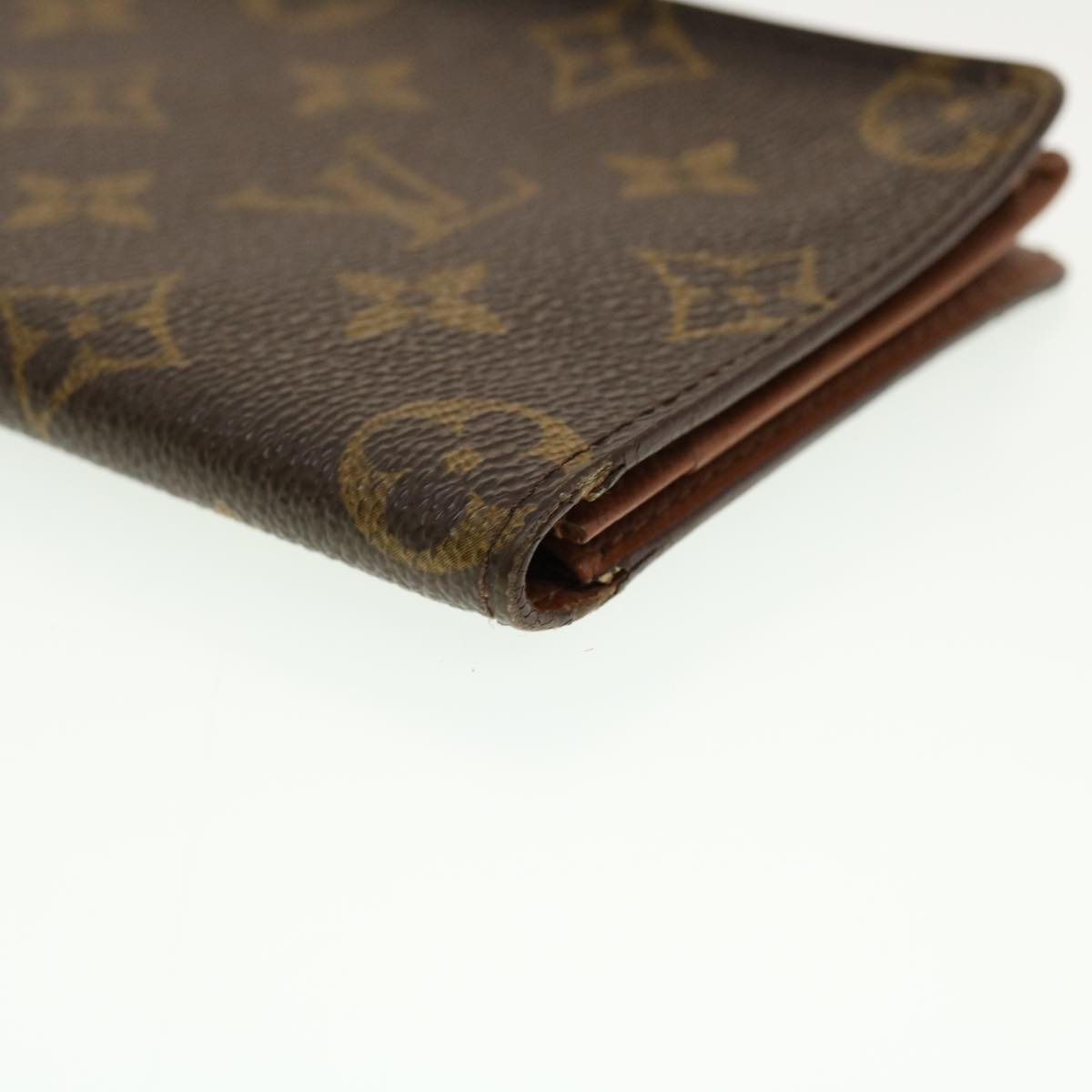 LOUIS VUITTON Monogram Porte Cartes Credit Billfold M60825 LV Auth ki2998