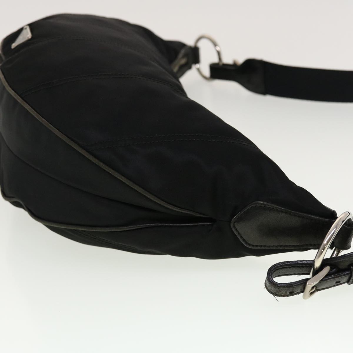 PRADA Body Bag Nylon Black Auth ki3003