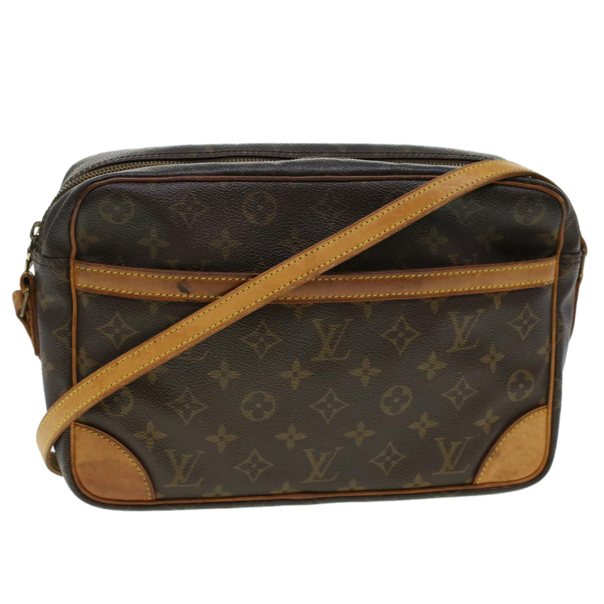 LOUIS VUITTON Monogram Trocadero 30 Shoulder Bag M51272 LV Auth ki3013