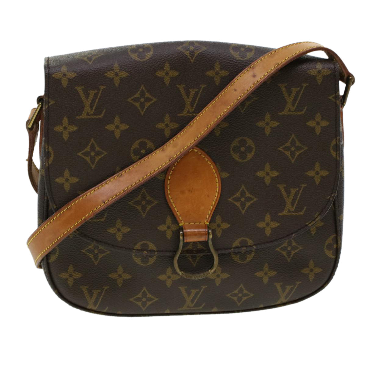 LOUIS VUITTON Monogram Saint Cloud GM Shoulder Bag M51242 LV Auth ki3020