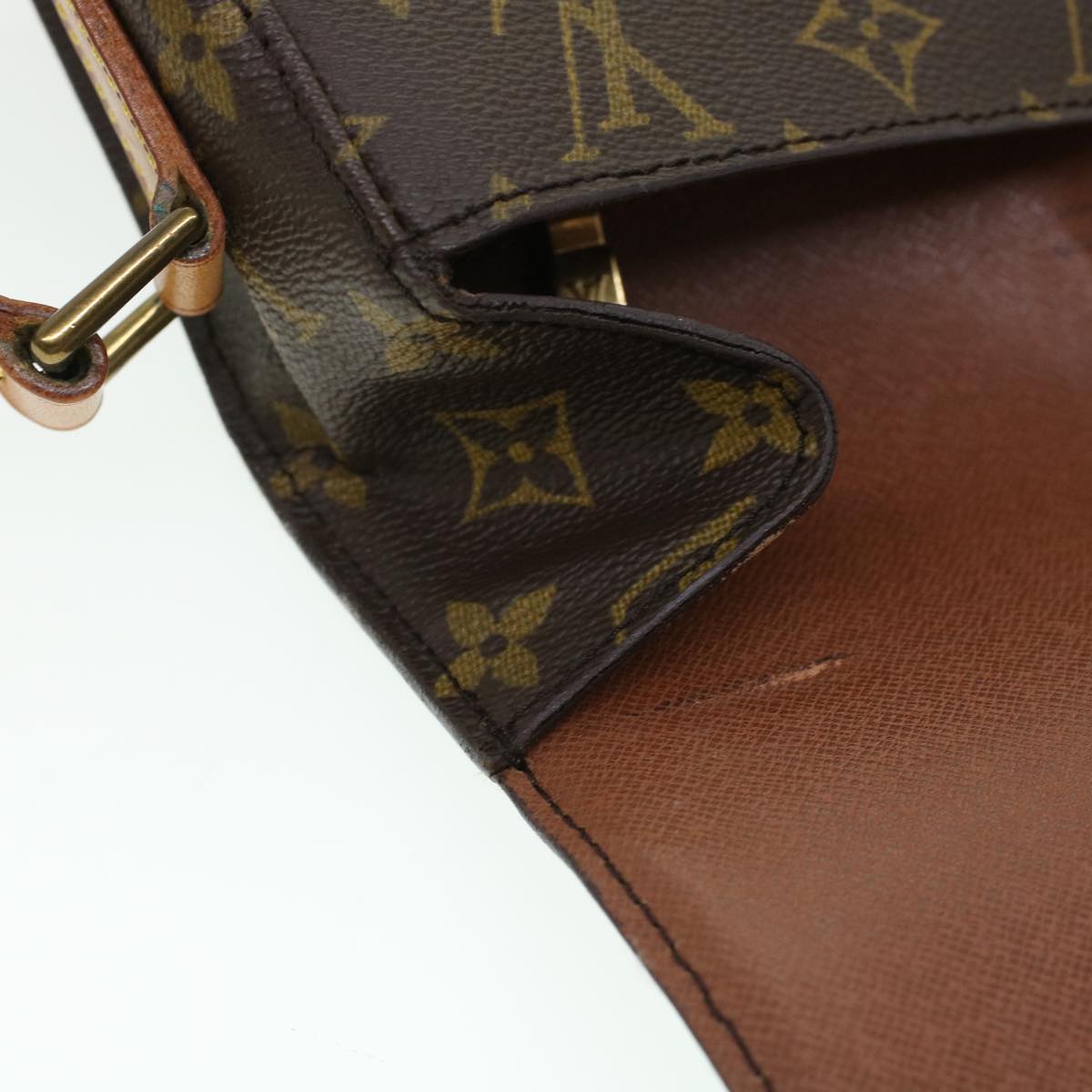 LOUIS VUITTON Monogram Saint Cloud GM Shoulder Bag M51242 LV Auth ki3020