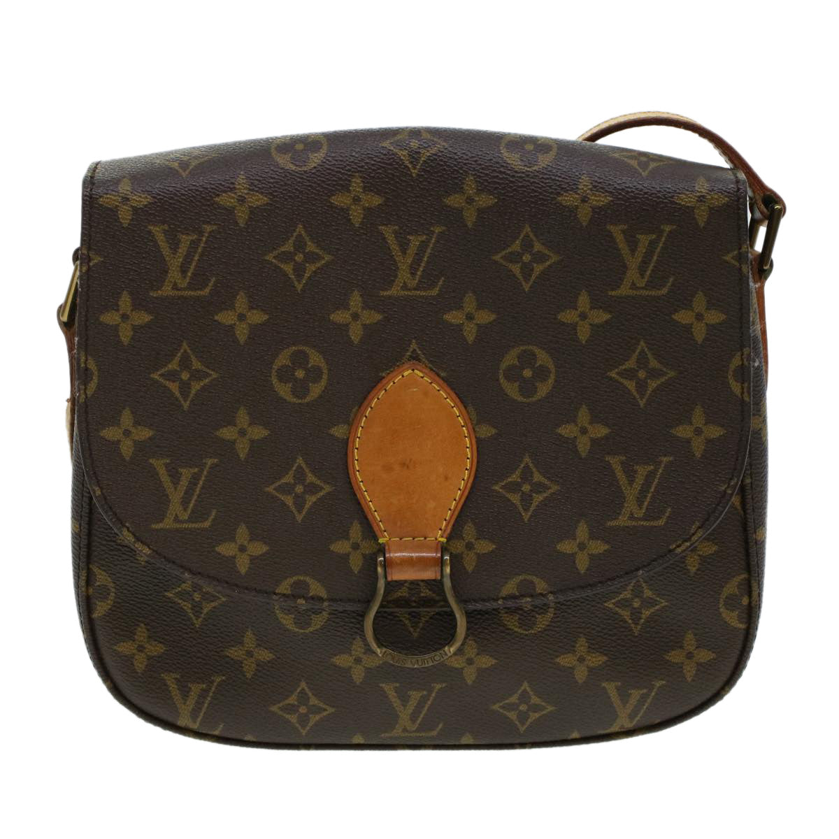 LOUIS VUITTON Monogram Saint Cloud GM Shoulder Bag M51242 LV Auth ki3020