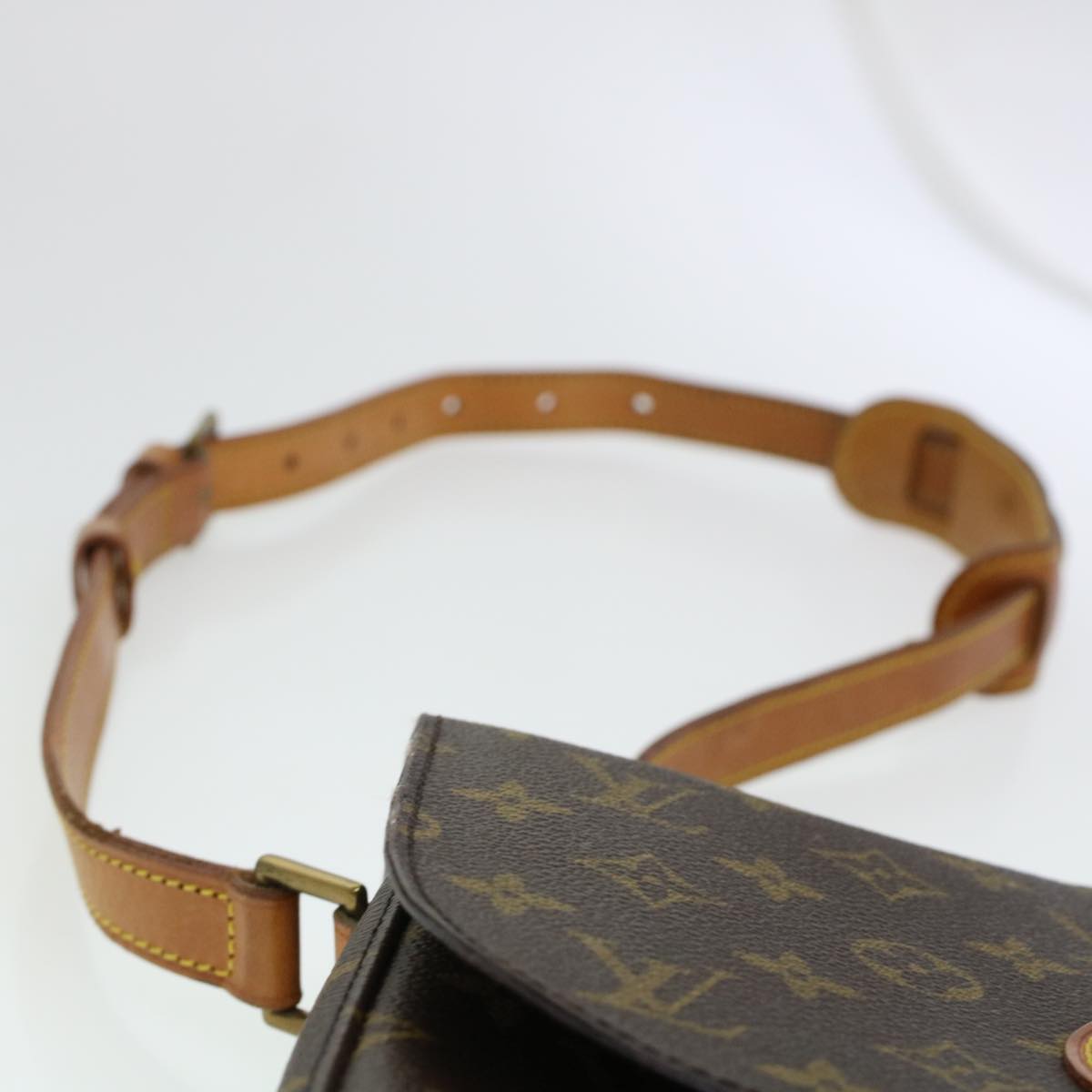 LOUIS VUITTON Monogram Saint Cloud GM Shoulder Bag M51242 LV Auth ki3020