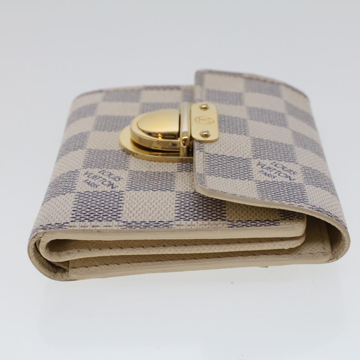 LOUIS VUITTON Damier Azur Portefeuille Koala Trifold Wallet N60013 Auth ki3031