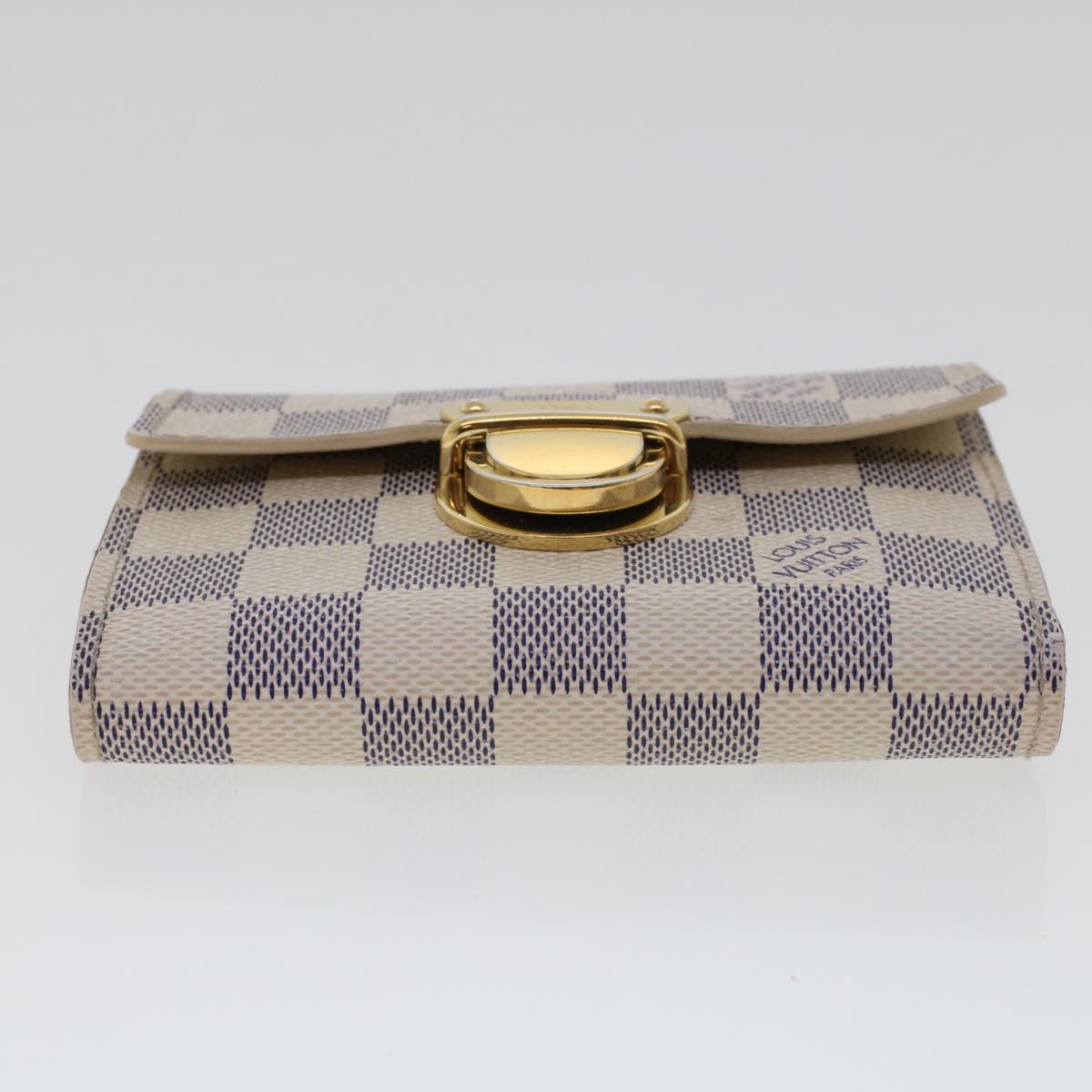 LOUIS VUITTON Damier Azur Portefeuille Koala Trifold Wallet N60013 Auth ki3031