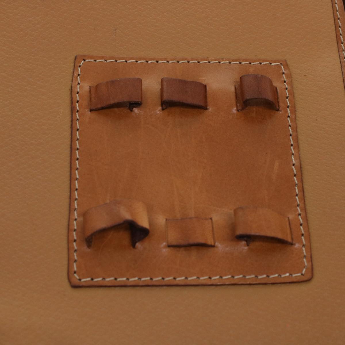 CELINE Macadam Canvas Briefcase PVC Leather 2way Brown Auth ki3039