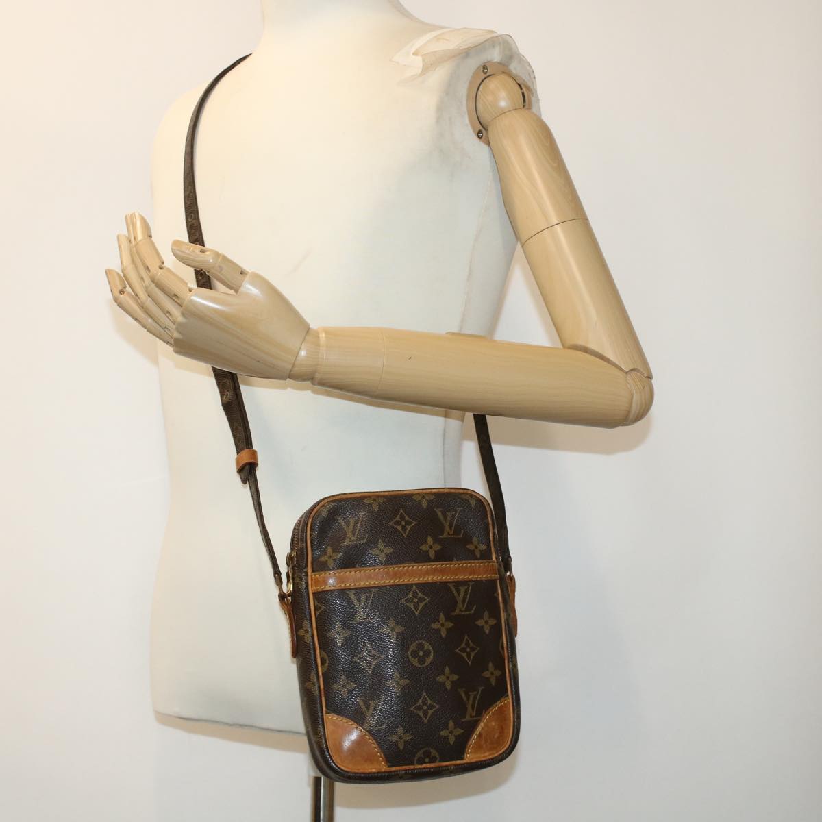 LOUIS VUITTON Monogram Danube Shoulder Bag M45266 LV Auth ki3043