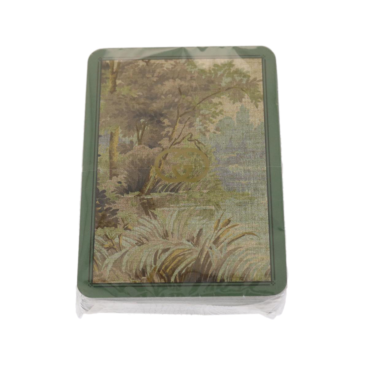 GUCCI MODIANO Playing Cards Green Auth ki3138 - 0