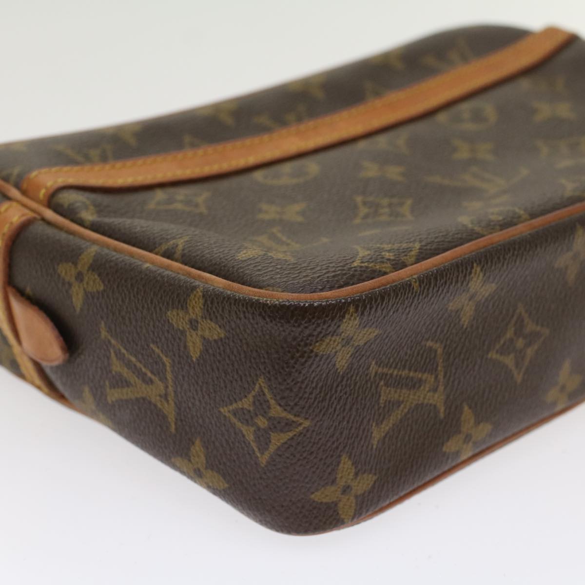 LOUIS VUITTON Monogram Compiegne 23 Clutch Bag M51847 LV Auth ki3161