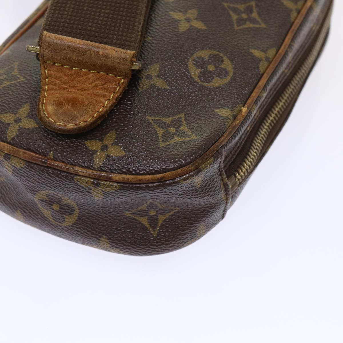 LOUIS VUITTON Monogram Pochette Gange Shoulder Bag M51870 LV Auth ki3162