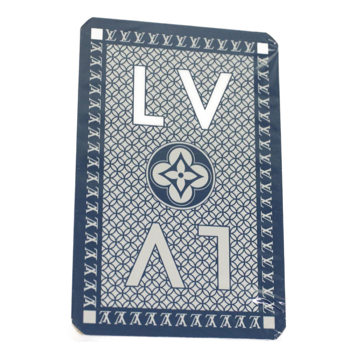 LOUIS VUITTON Jeu De 54 Cartes Playing Cards Blue M65460 LV Auth ki3216