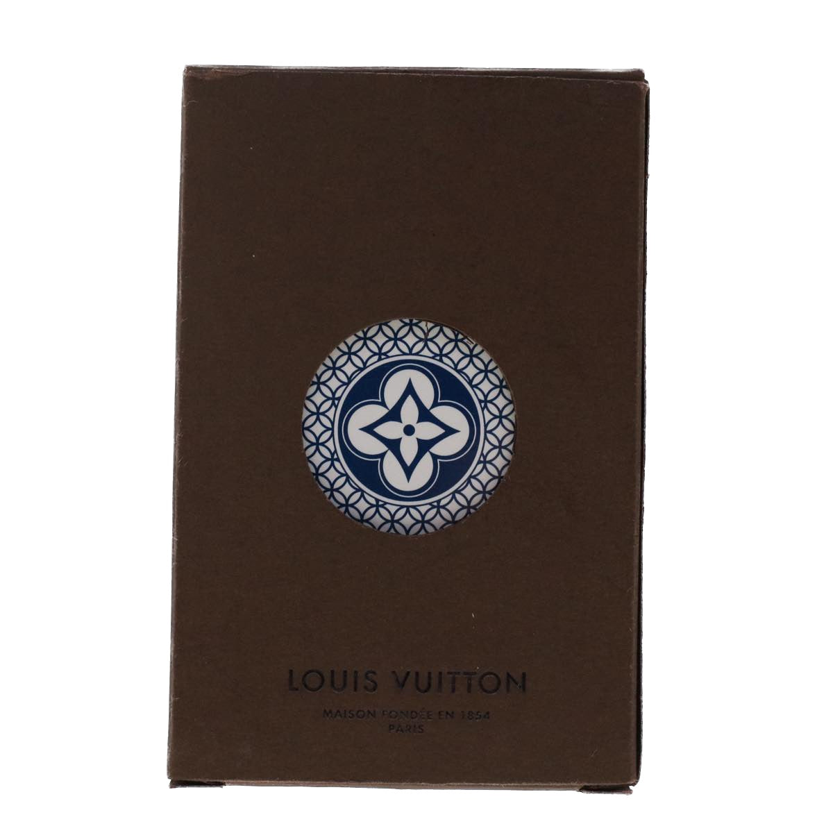 LOUIS VUITTON Jeu De 54 Cartes Playing Cards Blue M65460 LV Auth ki3216