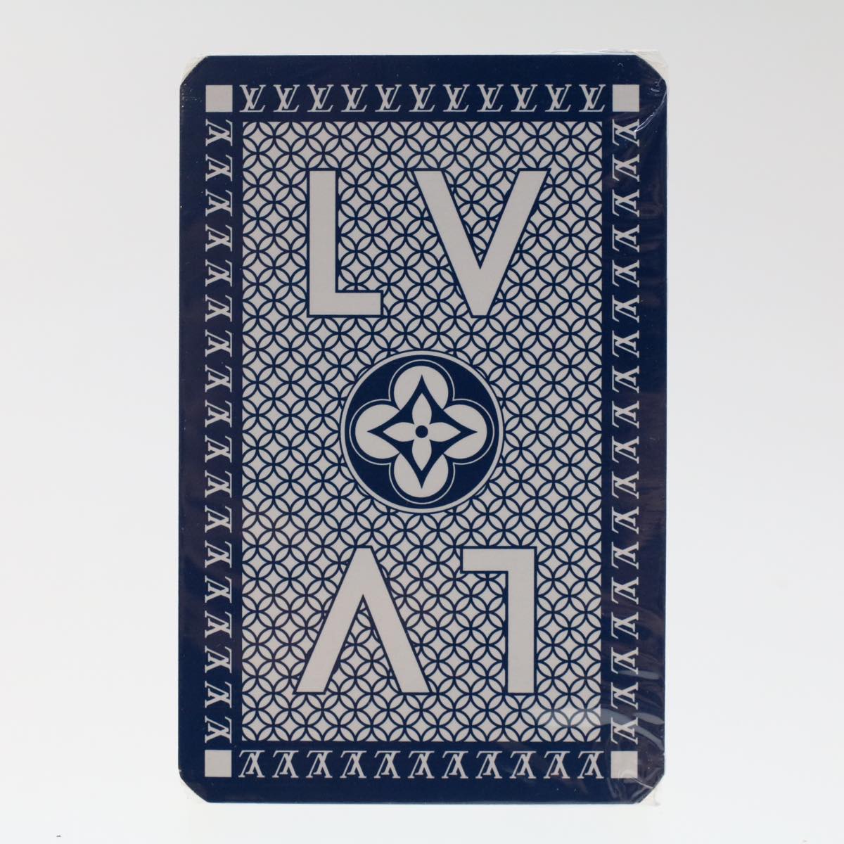 LOUIS VUITTON Jeu De 54 Cartes Playing Cards Blue M65460 LV Auth ki3216