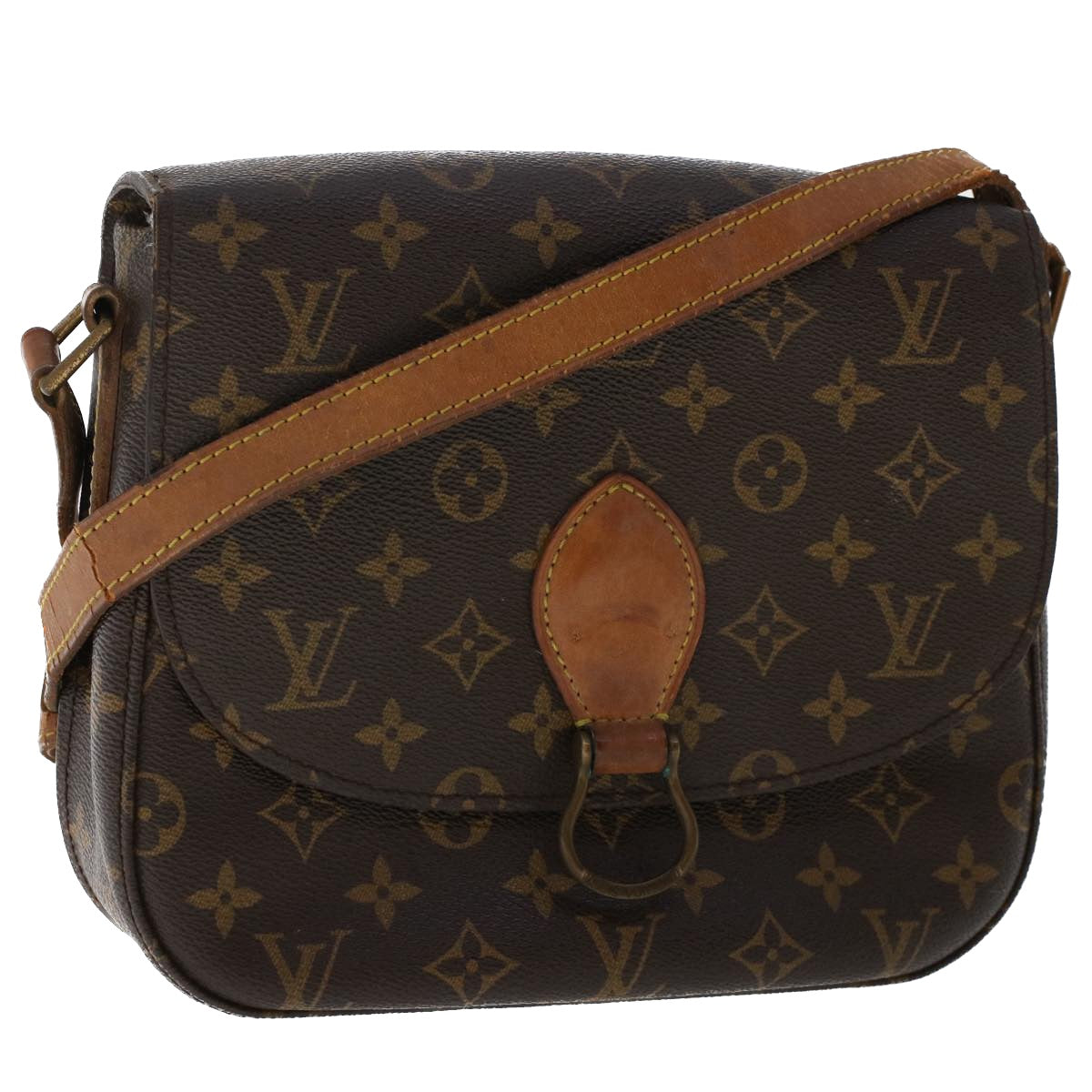 LOUIS VUITTON Monogram Saint Cloud GM Shoulder Bag M51242 LV Auth ki3265