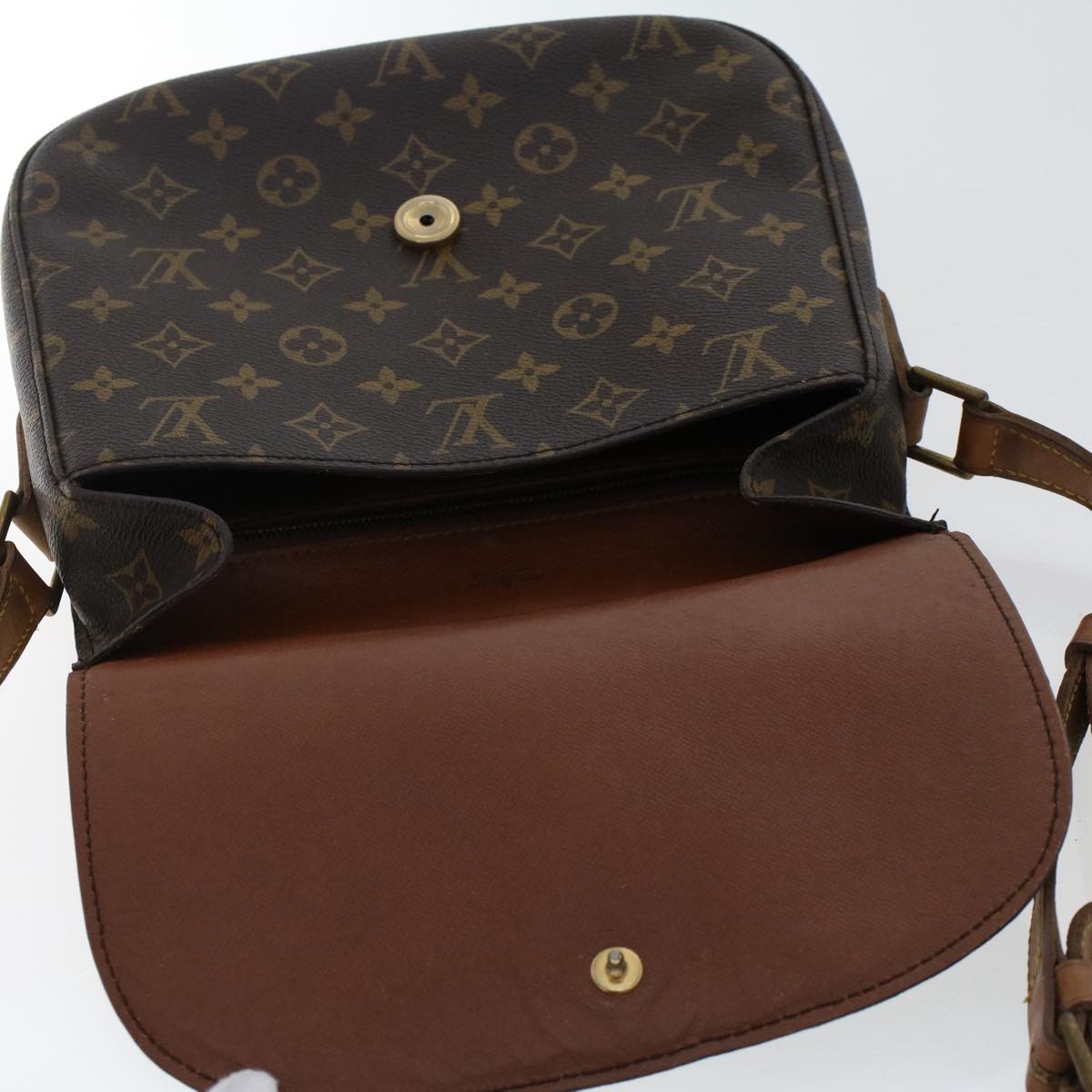 LOUIS VUITTON Monogram Saint Cloud GM Shoulder Bag M51242 LV Auth ki3265