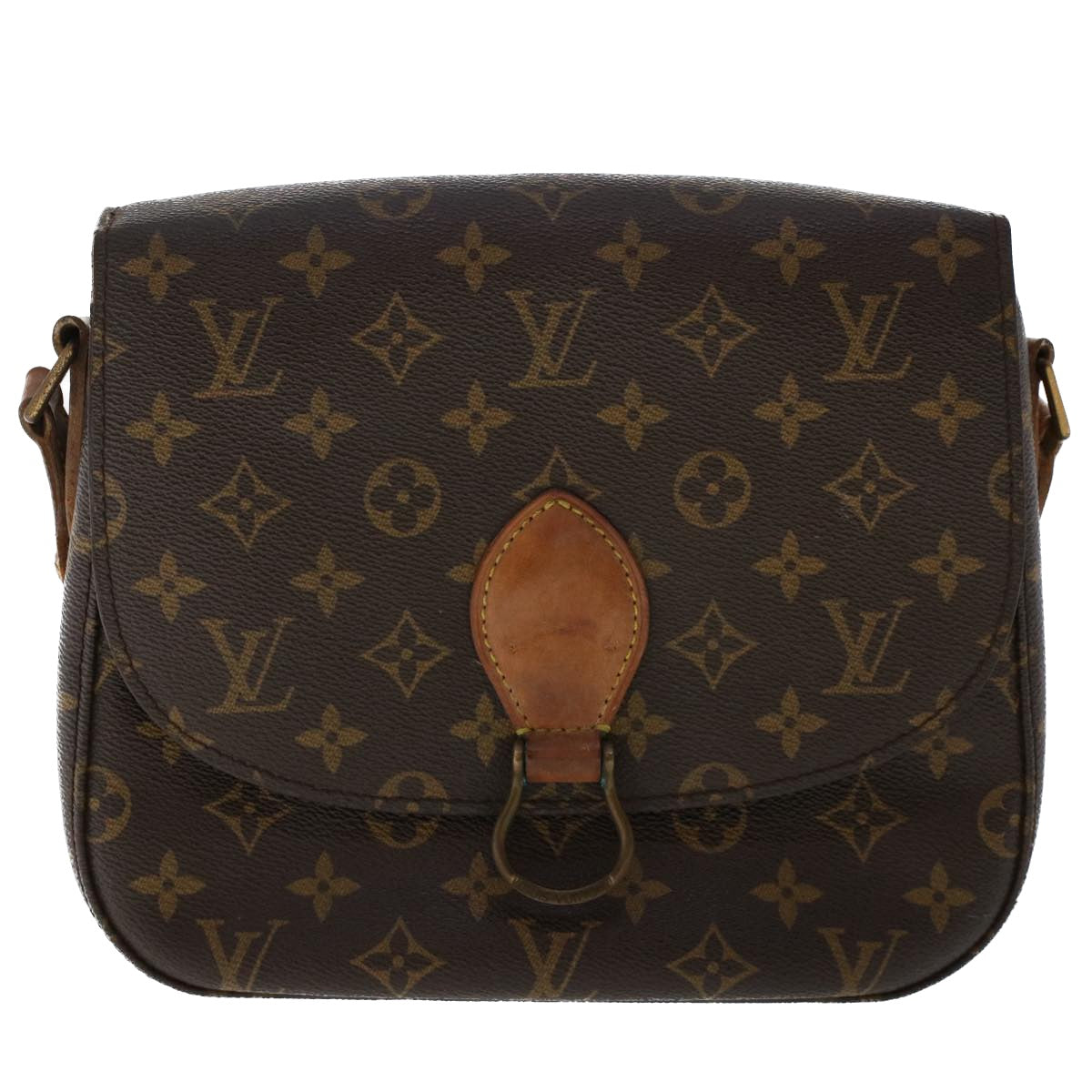 LOUIS VUITTON Monogram Saint Cloud GM Shoulder Bag M51242 LV Auth ki3265