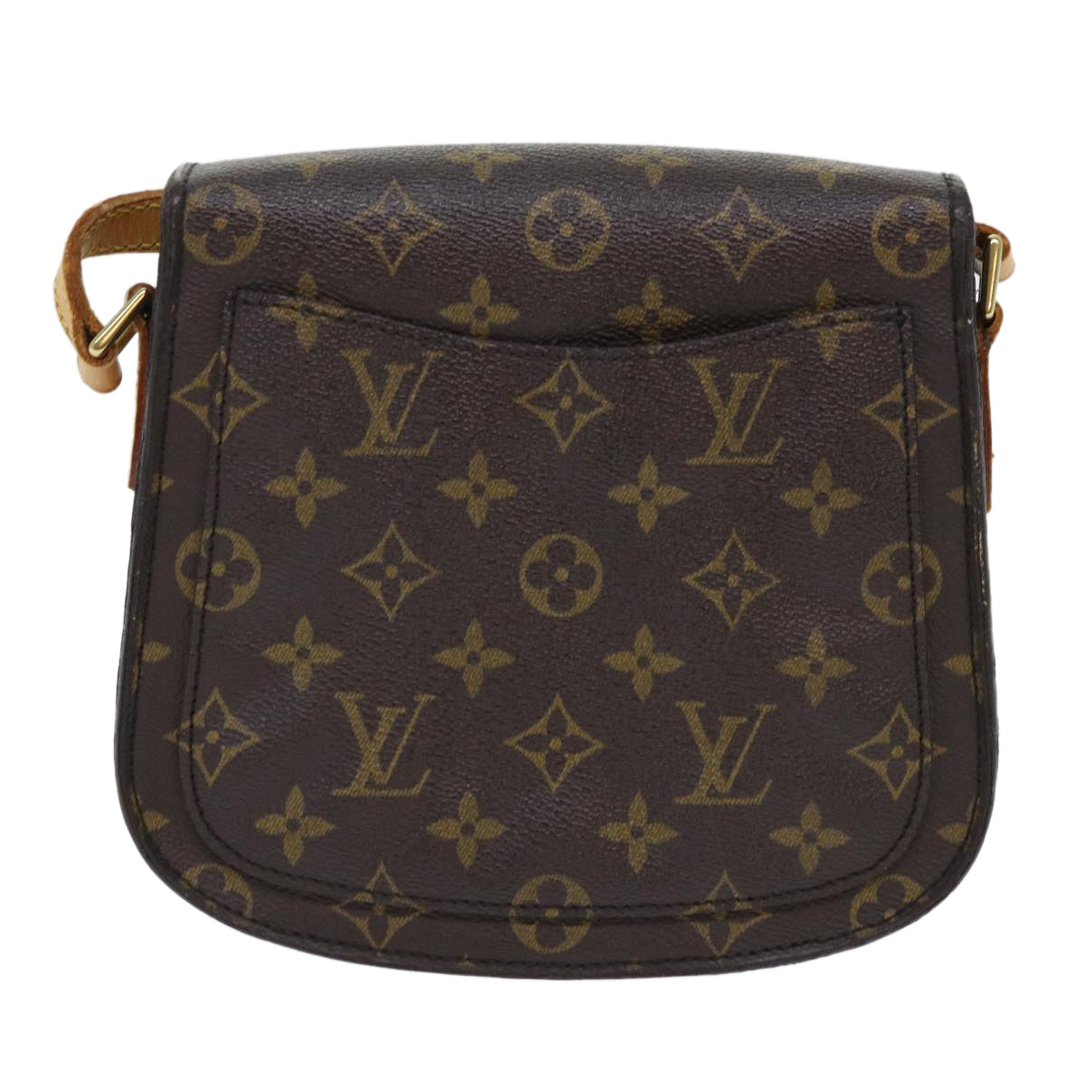 LOUIS VUITTON Monogram Saint Cloud MM Shoulder Bag M51243 LV Auth ki3266