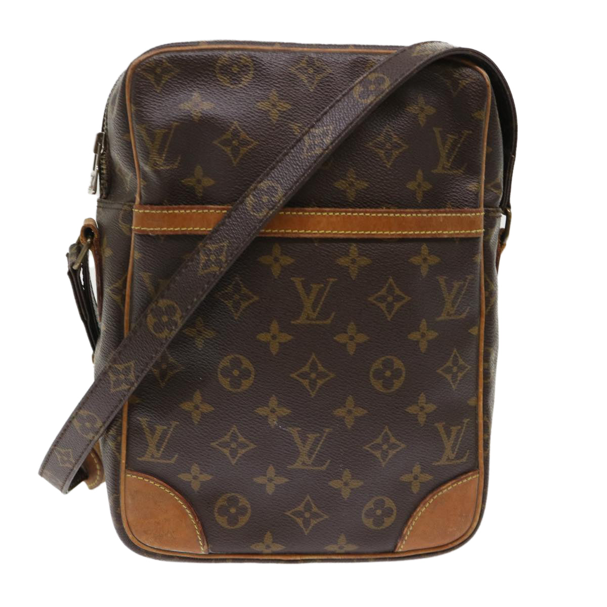 LOUIS VUITTON Monogram Danube MM Shoulder Bag M45264 LV Auth ki3267