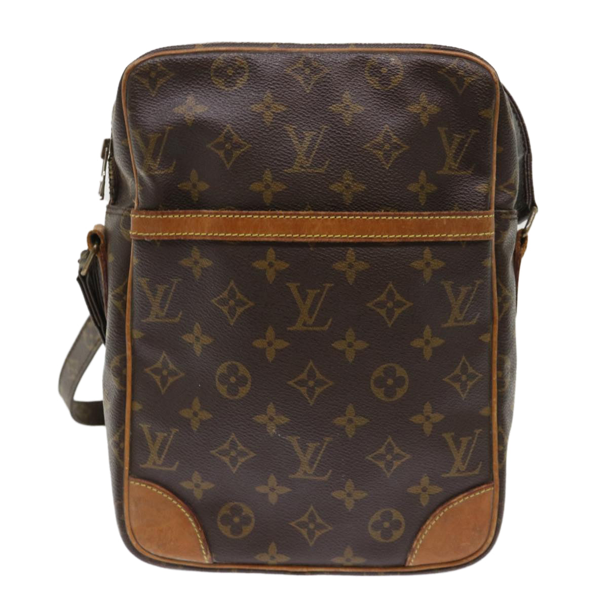 LOUIS VUITTON Monogram Danube MM Shoulder Bag M45264 LV Auth ki3267