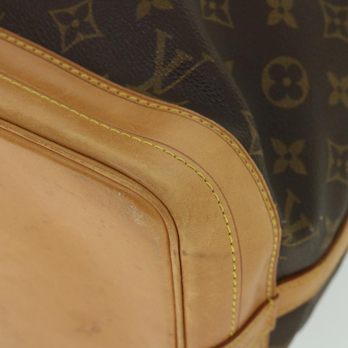 LOUIS VUITTON Monogram Noe Shoulder Bag M42224 LV Auth ki3324