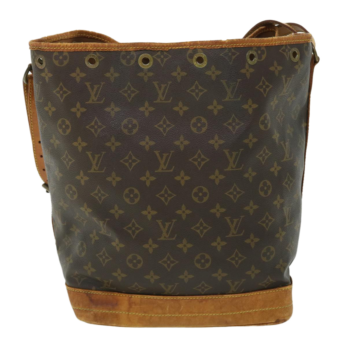 LOUIS VUITTON Monogram Noe Shoulder Bag M42224 LV Auth ki3356