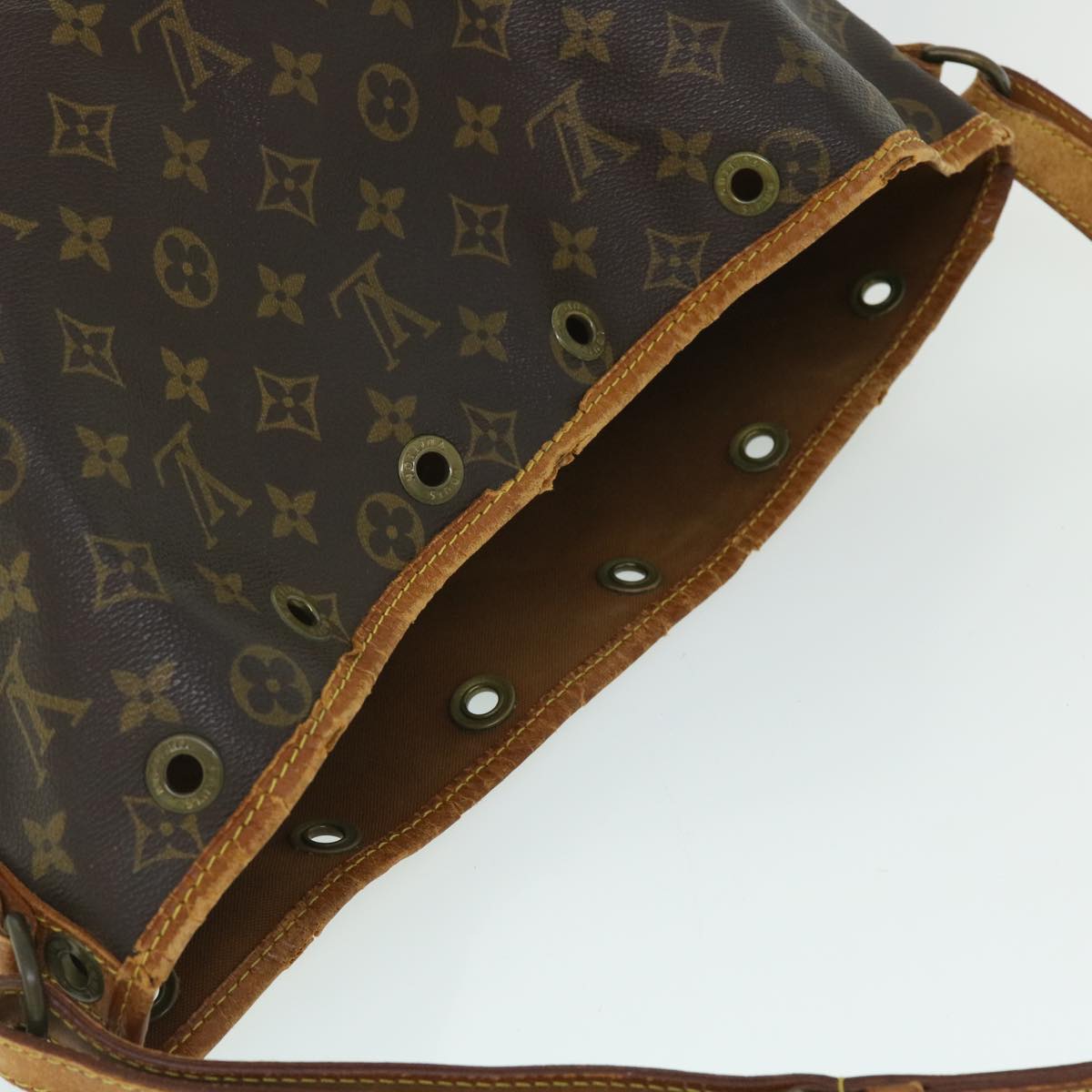 LOUIS VUITTON Monogram Noe Shoulder Bag M42224 LV Auth ki3356