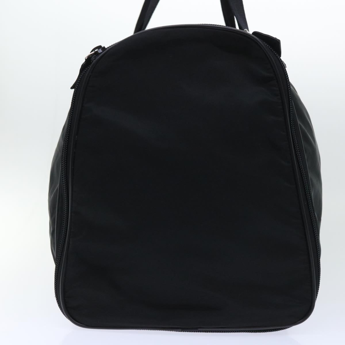 PRADA Boston Bag Nylon Black Auth ki3372