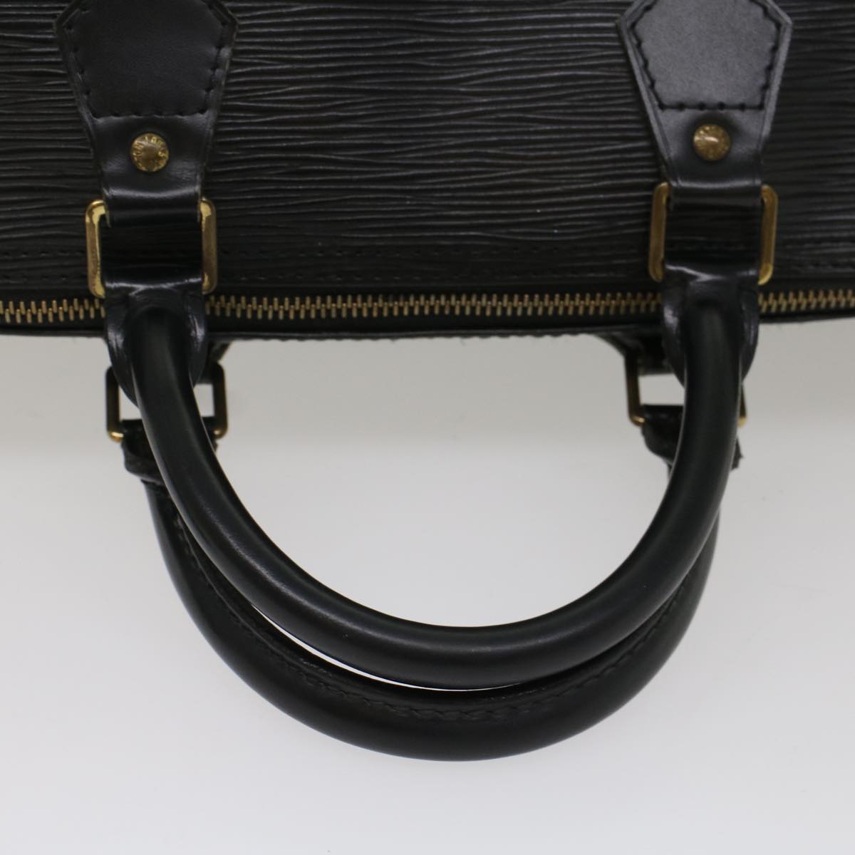 LOUIS VUITTON Epi Speedy 30 Hand Bag Noir black M43002 LV Auth ki3374