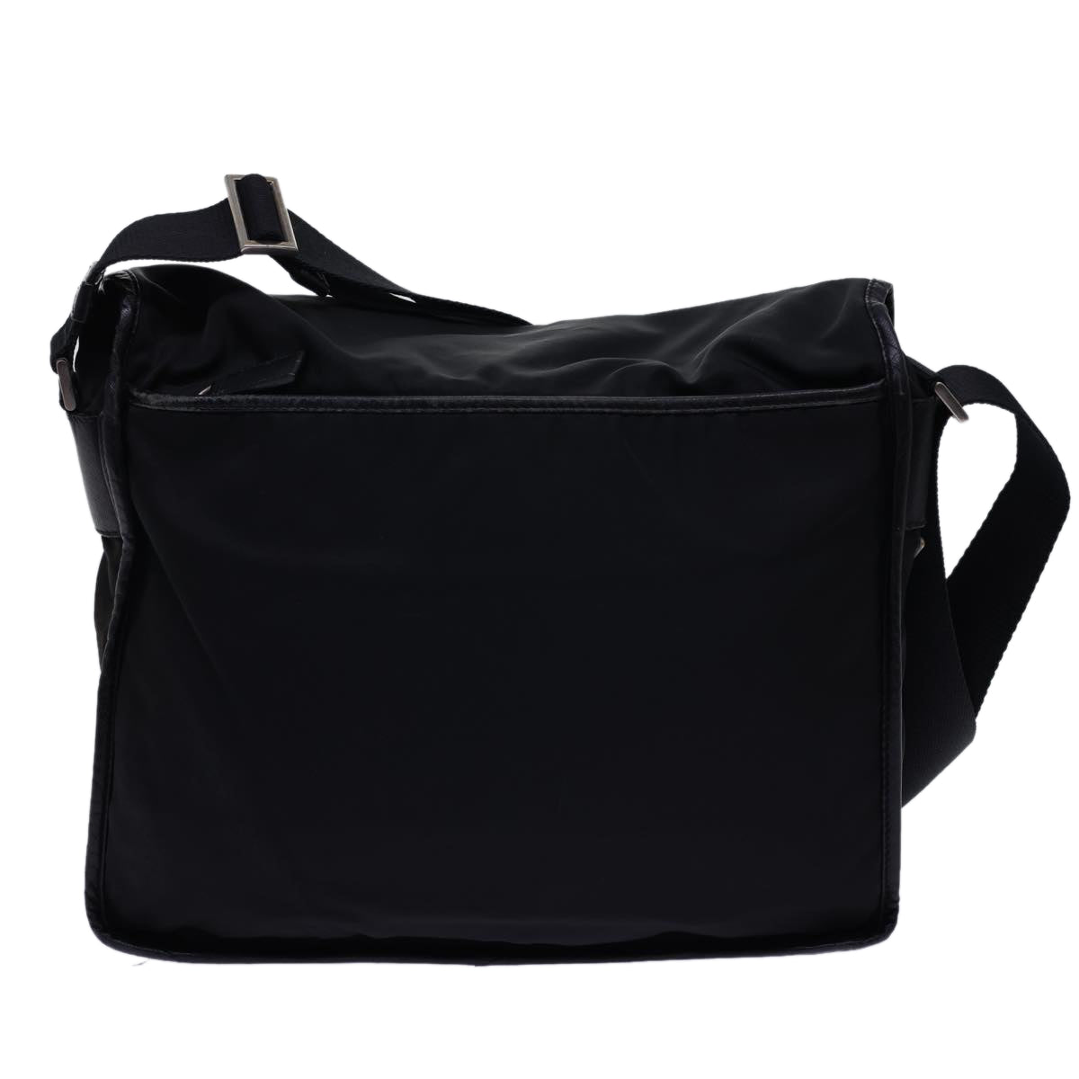 PRADA Shoulder Bag Nylon Black Auth ki3435 - 0