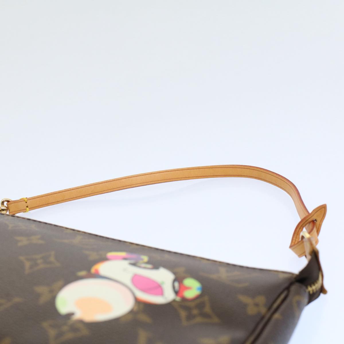 LOUIS VUITTON Monogram Panda Pochette Accessoires Pouch M51981 LV Auth ki3438