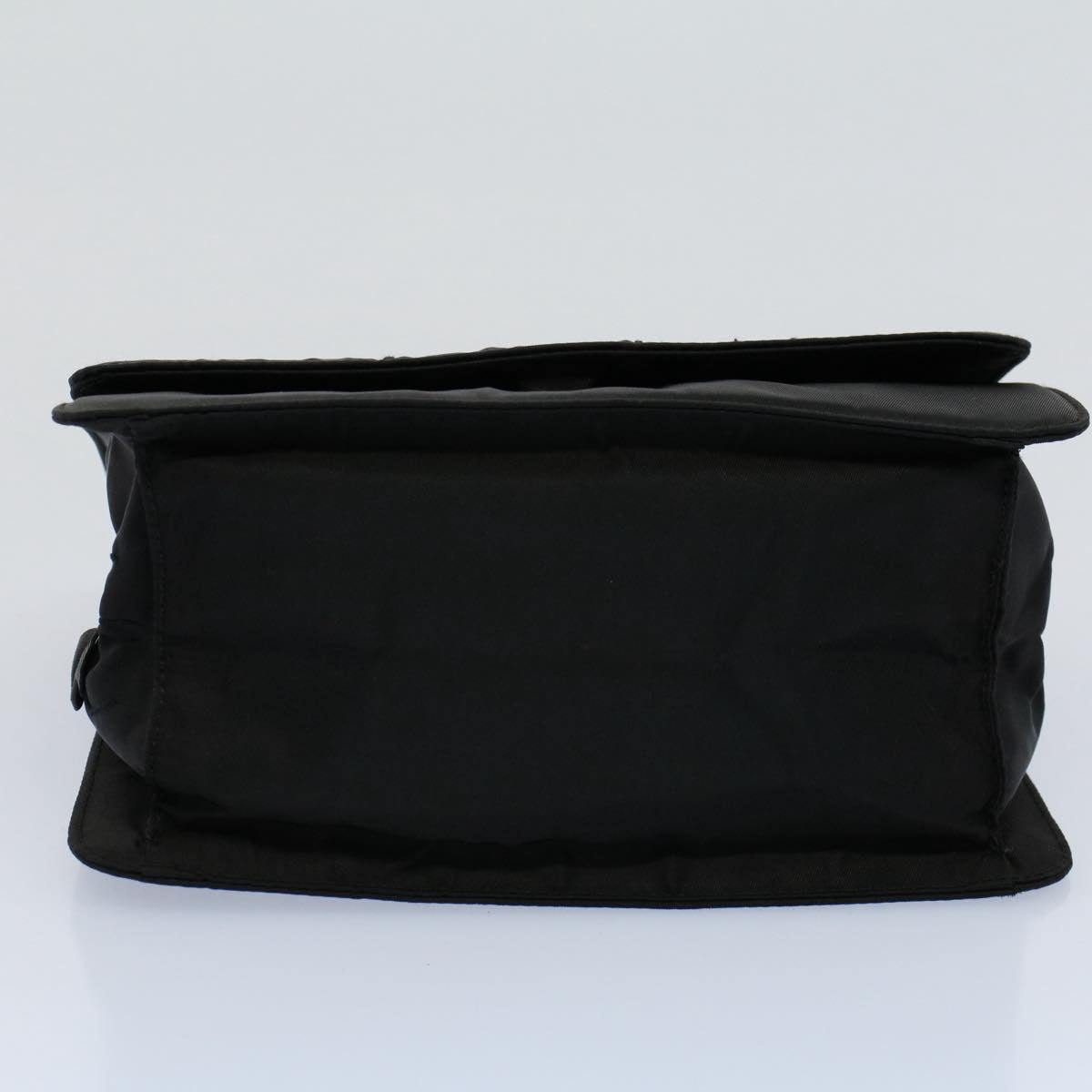 PRADA Hand Bag Nylon Black Auth ki3443