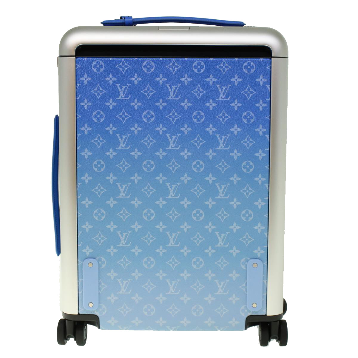 LOUIS VUITTON Monogram Clouds Horizon 55 Suitcase Blue M20411 LV Auth ki3461A